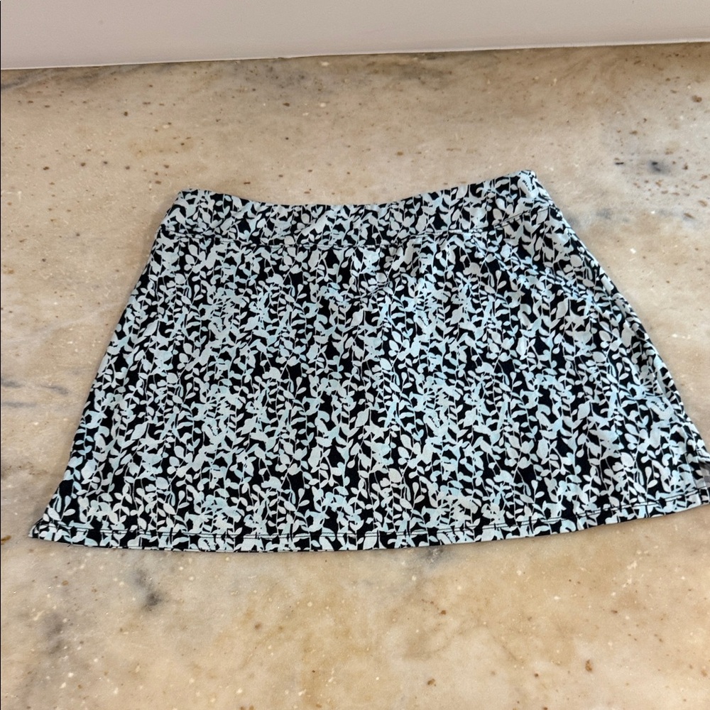 Tranquility by Colorado Clothing Black and Light Blue Mini Skirt